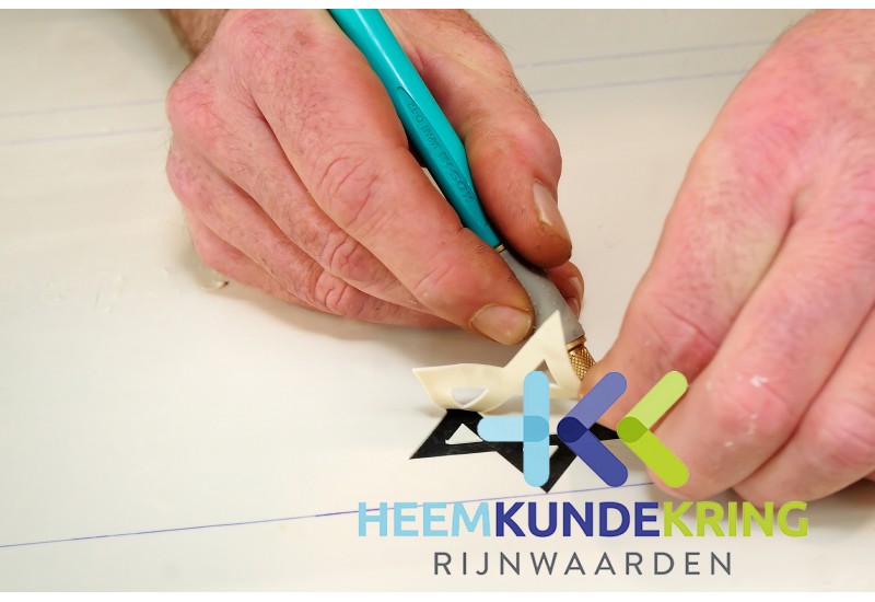 Het vervaardigen van de plaquette van Northeimer Coll. HKR (9)